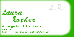 laura rother business card